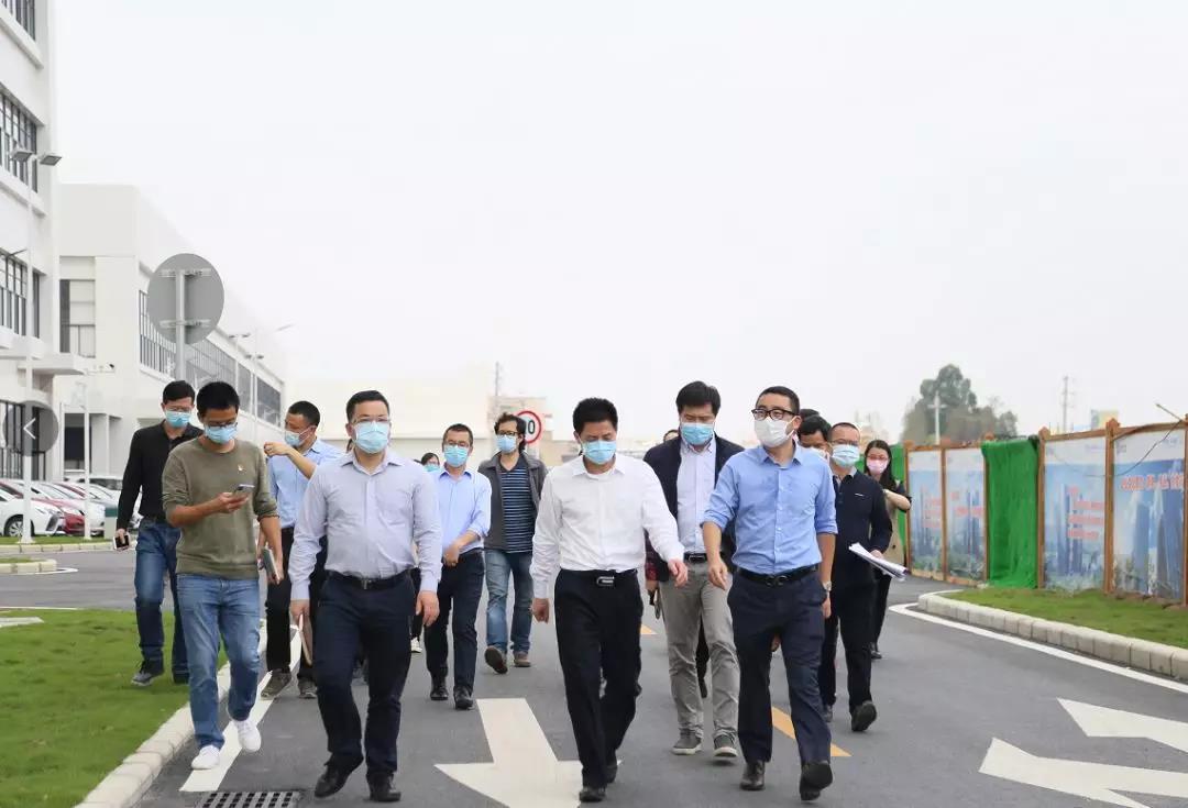 顺德区委副书记、区长彭聪恩一行调研庄闲游戏环境顺德环保科技产业园